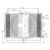 DIEDERICHS 8143300 Condenser, air conditioning